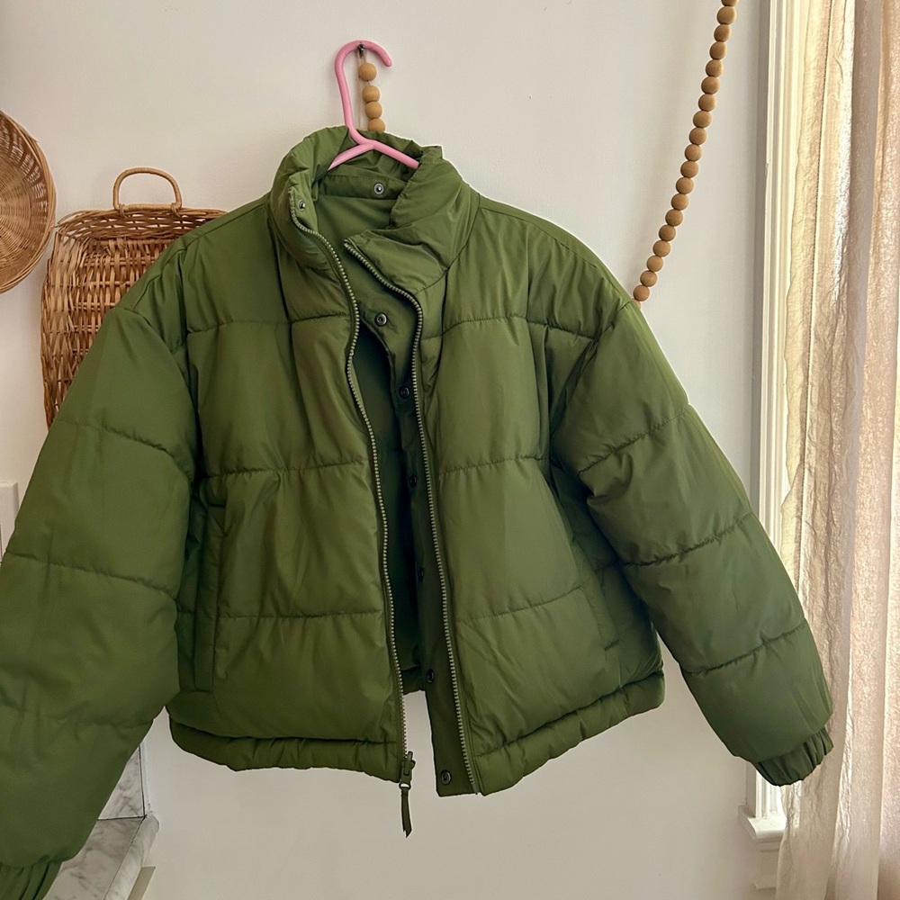 American Eagle Crop Puffer